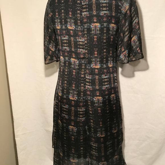 BCBGeneration Women's Flutter Sleeve Dress - Picture 3 of 5